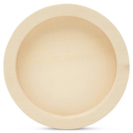 Circle Wood Panel 8-3/16 inch Diameter, Pack of 5 Round Canvas Boards, Unfinished Wooden Trays for Crafts & Painting, by Woodpeckers