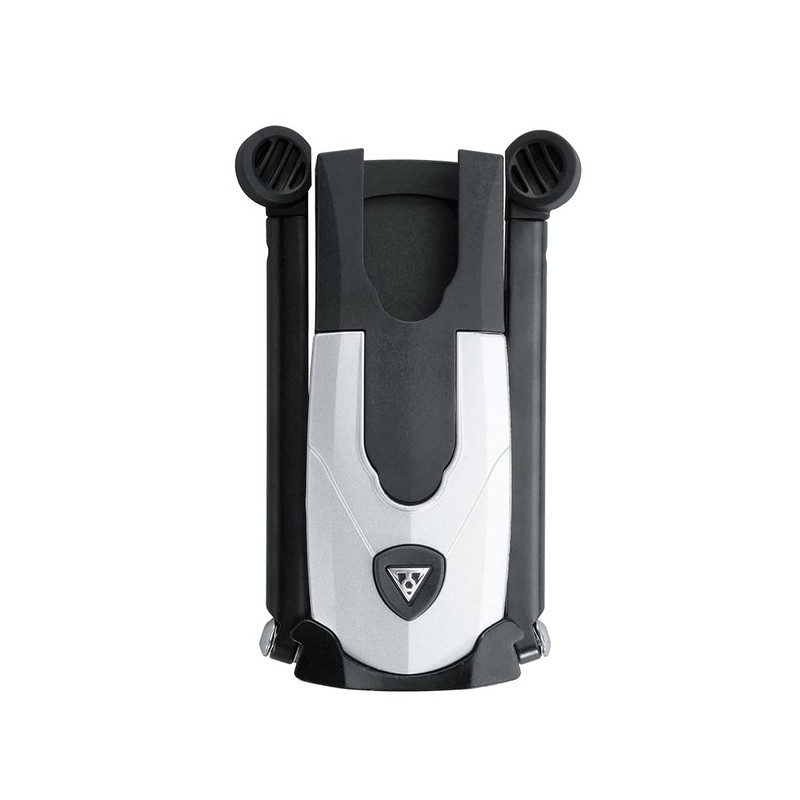 Topeak FlashStand Fat MTB - Portaoggetti, Argento/Nero