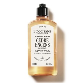 L'OCCITANE - Cèdre Encens (formerly Baux) Shower Gel - 250 ml - Spicy, woody and ambered fragrance - Made in France