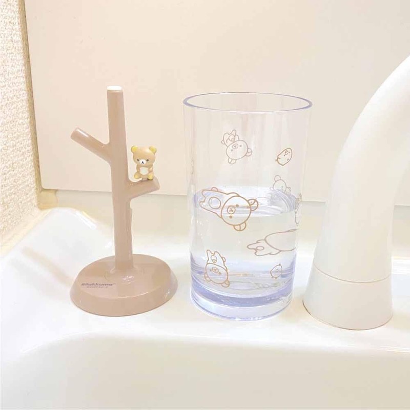 Hassey Top-in Gargle Cup & Stand Rilakkuma SX-3417