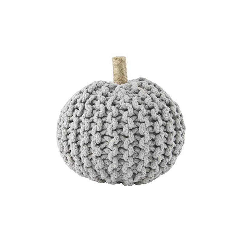 Mud Pie Knit Fabric Pumpkin, Medium