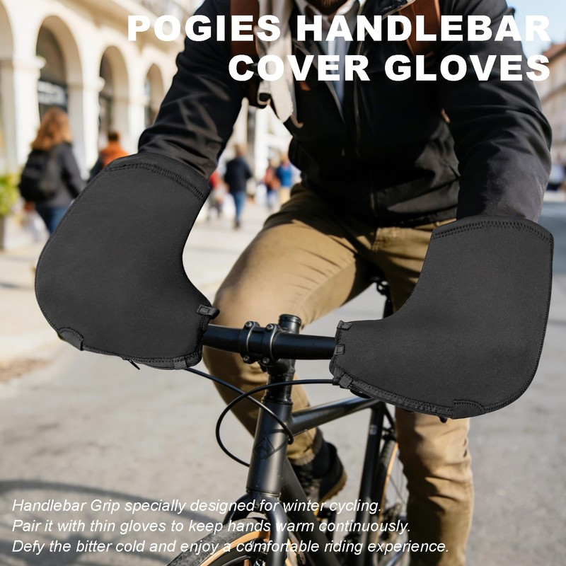Bike Handlebar Covers Winter Bicycle Gloves Warm Cycling Bar Glove