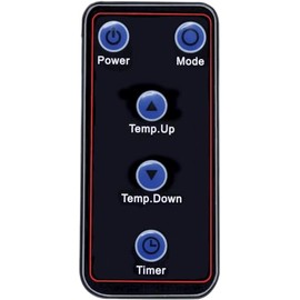 Comfort Zone 16” Electric Infrared Quartz Wood Cabinet Space Heater Replacement Remote, Heater Not Included, Ideal for Replacing Worn or Damaged Remotes, Compatible with CZ2032/CZ2062 Series Heaters