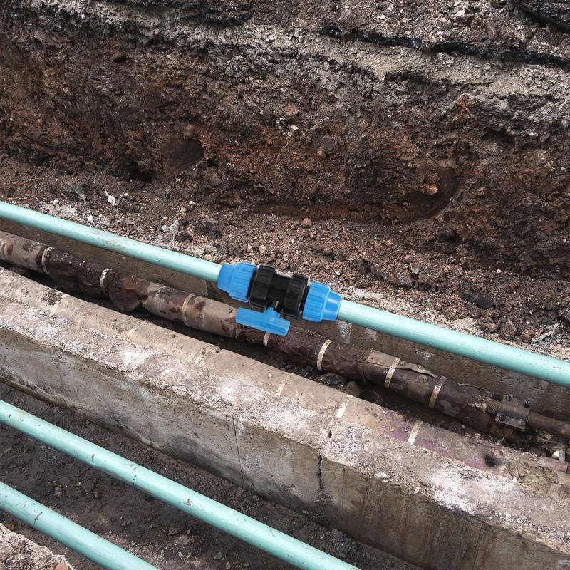FIFIBANG 32 mm Ball Valve for PE Pipe, Pack of