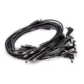 Voodoo Lab Pedal Power DC Cable 12-Pack (PPPK-12), Black