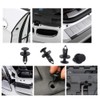 Naisfei 50 Pcs 8mm Push Type Bumper Fasteners Rivet Clips
