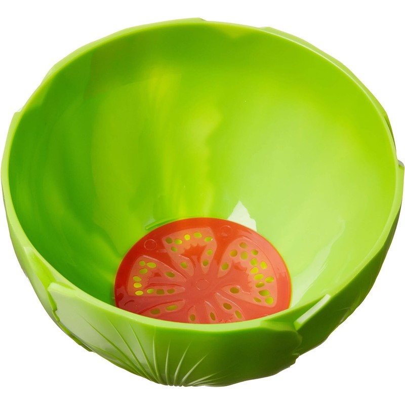 Hutzler Green 56 Ounce Salad Storage Container Keeps Lettuce Fresh