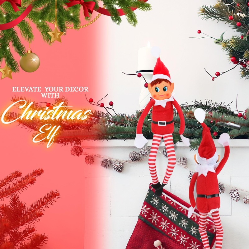 Christmas Elf Behaving Badly Plush Toy | Elfette Novelty Long