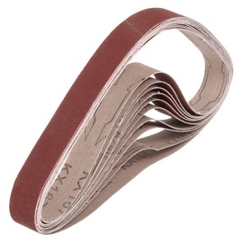 HARFINGTON 1 x 30 Inch Sanding Belts, 10 Pcs 240 Grits Aluminum Oxide Abrasive Belt Sander File Belt for Woodworking, Metal Polishing, Knife Sharpener