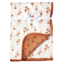 Modern Moments by Gerber Cozy-Soft Unisex Baby Blankets - Multi-use for Baby, Baby Essentials