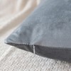 Artscope Luxury Velvet Cushion Covers Decorative Rectangle Pillowcases Soft Solid