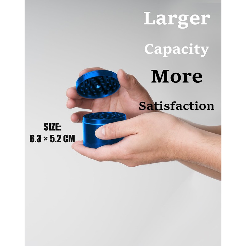 Zinc Alloy Grinder, Halbur Grinder Versatile 63 mm Spice Mill