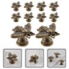 Angoily 10pcs Retro Cabinet Knobs Decorative Bee Drawer Pulls Wardrobe