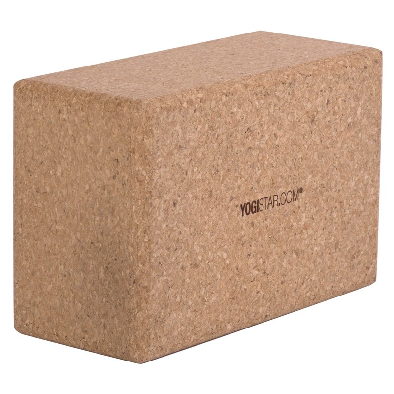 Yogistar Yoga Block Yoga Block – Cork Size:supers. (23x15x10)