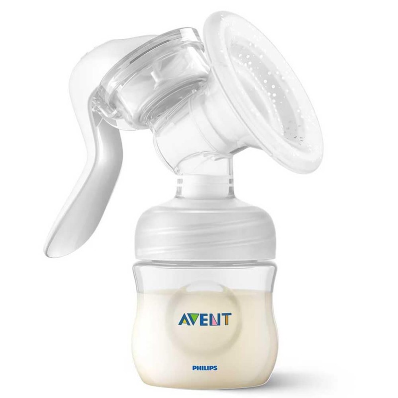 Manual Breast Pump with Natural Motion Technology, Includes 125 ml