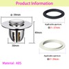 Qrity 1 PCS Sink Plug, Universal Magnetic Pop up Sink
