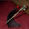 Hairpin Clip, Metal, Single Insert, Everyday Use, Natural Stone, Chinese