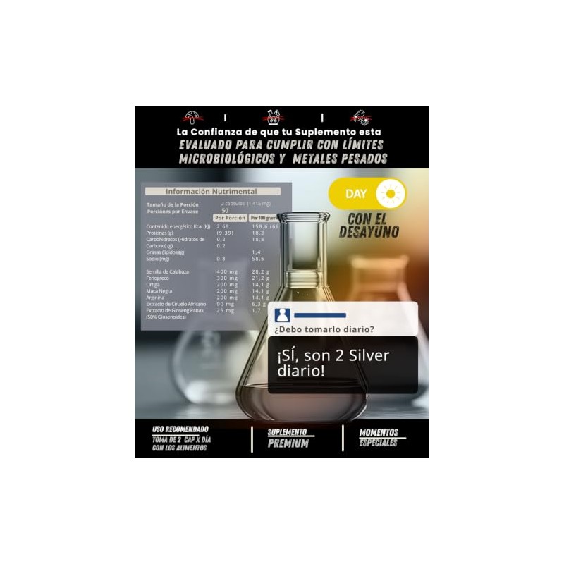 NSN | Silver Mens | Suplemento para hombres 40+ |