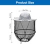 Beekeeper Hat with Veil, Mosquito Net, Beekeeper Hat with Mosquito