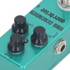 Overdrive Effect Pedal with Drive Level Tone Control Knobs Aluminum
