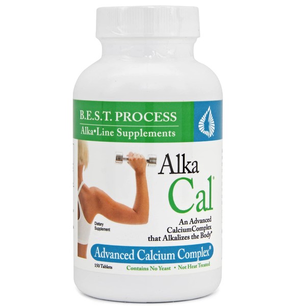 Alka•Cal (2 Pack) Morter HealthSystem Best Process Alkaline — Bone & Muscle Supplement with Microcrystalline Calcium Hydroxyapatite, Calcium Citrate & Magnesium