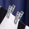 20-Pack Stainless Steel Multi-purpose Hook Clips Stainless Steel Clip A (5cm) - 20 Pack 4ea