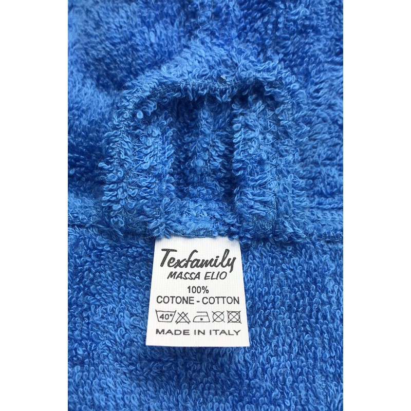 Hi-Tech© Childrens Boys Pure Cotton Terry Towelling Bathrobe Blue 10