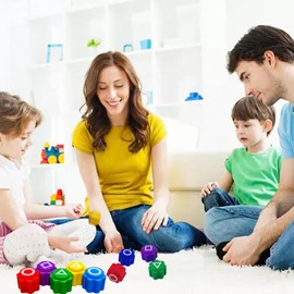 Fangool Gonggi Set Game, Stone Catching Game, Gonggi Stones Gongi Korean Jacks, Family Travel Games (Square)