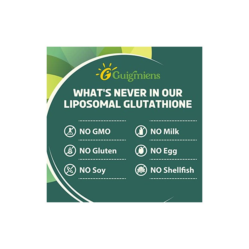 Liposomal Glutathione 2000 MG, 10x Better Absorption, Glutathione Supplement with