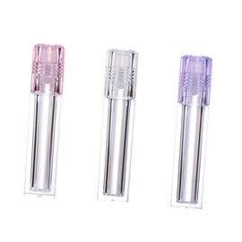 Baluue 2sets Refillable Lip Vials Caps Moisture-rich Hydrating Lip Oil Bottles for Even Application and Portability for Gifting to Loved Winter