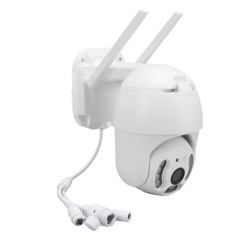 Wireless Webcam Dual Light 3MP IP66 360 Degree Rotation Wall