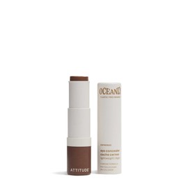 ATTITUDE Oceanly Light Coverage Under Eye Concealer Stick, Titanium Dioxide-Free, EWG Verified, Plastic-Free, Vegan Makeup, Espresso, 8.5 grams