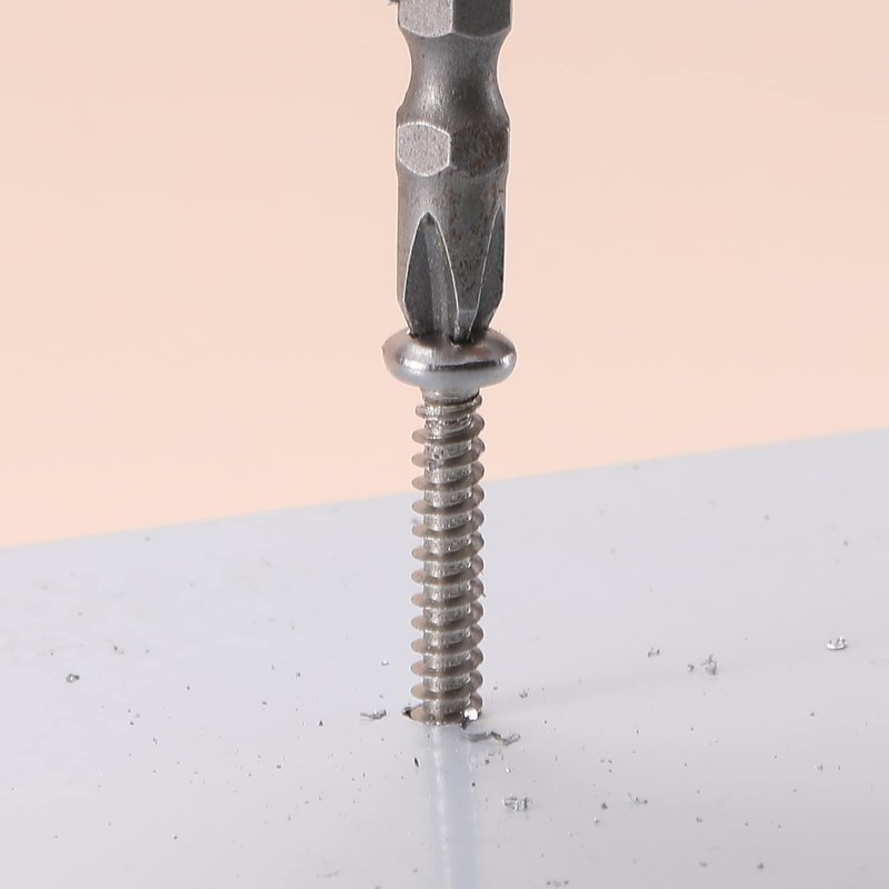 #6 x 1/2" Sheet Metal Screws 100Pcs 410 Stainless Steel