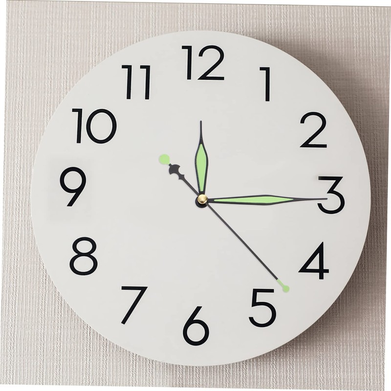 Gadpiparty 10 Sets Glow The Dark Clock Hands Replacement Kit