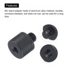 QUARKZMAN Microphone Stand Adapter 1/4 Female to M8 Male Camera