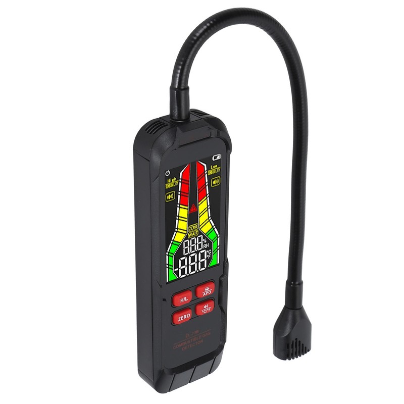 Gas Monitor Meter High Accuracy Multifunctional ABS Portable Gas Leak
