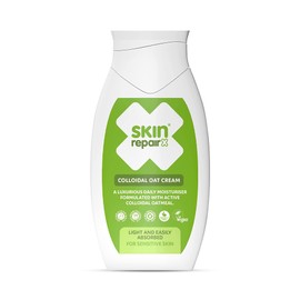 SkinrepairX SkinRepairX Colloidal Oat Cream 500ml for Dry Skin, Eczema, Psoriasis, Sunburn, Chicken Pox, Vegan, Fragrance Free, Suitable from Birth, Soap Substitute