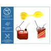 Unbranded 5Pcs Yellow Fuel Gas Can Jug Vent Cap Blitz