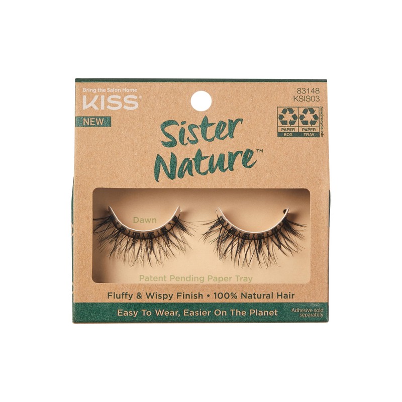 KISS Lashes Sister Nature False Eyelashes, Easy to Wear Easier