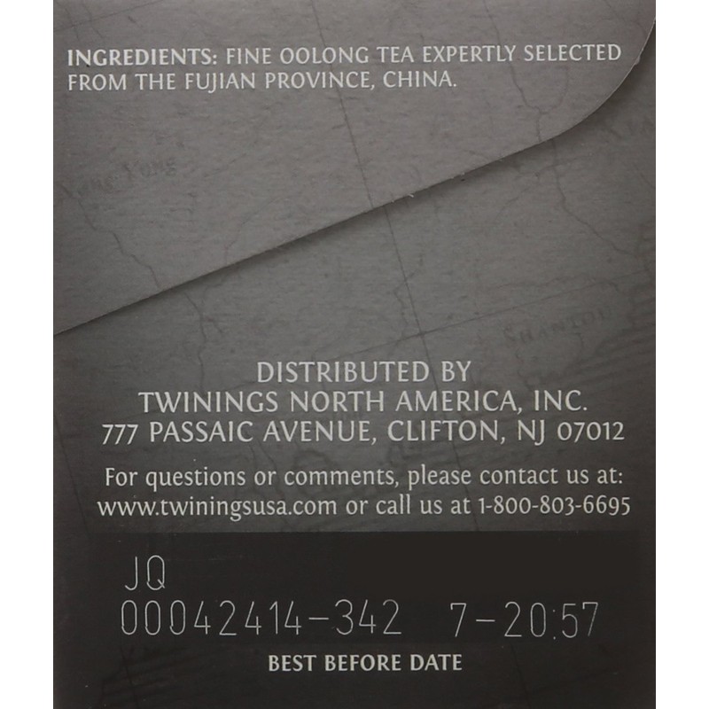 Twinings of London China Oolong Tea Bags, 20 Count