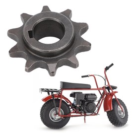 420 10T Front Sprocket, 16mm Steel Alloy Mini Bike Chain Replacement for Coleman CT200U, Compatible with Chinese Engines