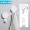 GlobaLink Pack of 6 Suction Cup Hooks, Extra Strong, Vacuum