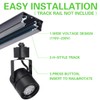 INTWELL 12 Pack LED Track Light Heads,7W H Type Track