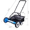 SVRCK 20-Inch Push Reel Lawn Mower for Effortless Lawn Care,