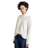 Street One Women's Shirt with Fine Structure, off white
