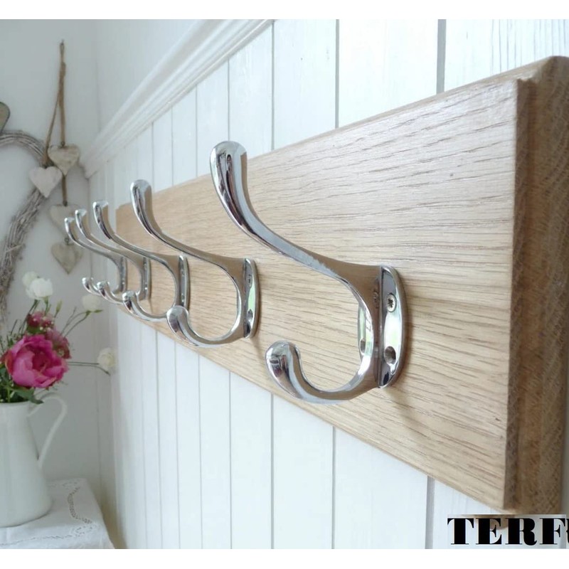 TERF® Polished Chrome Double Wall Mounted & Door Hooks Hat