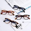 DOOViC 4 Pack Reading Glasses Blue Light Blocking, Fashion Lightweight
