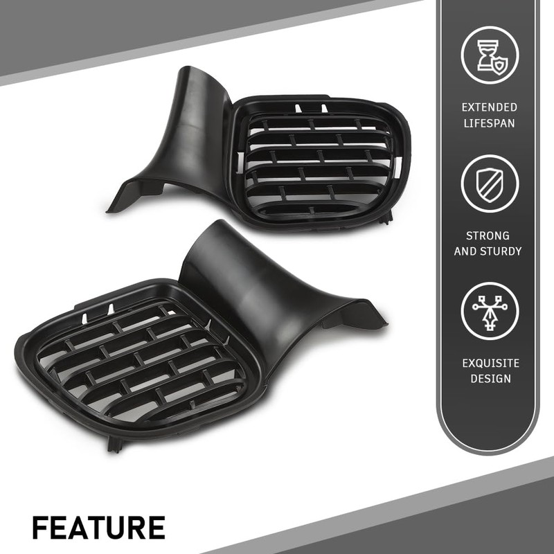 G-PLUS Fog Light Covers Pair Compatible with Dodge Challenger Hellcat