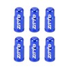 X AUTOHAUX 6pcs Tire Valve Caps Dust Covers for Bicycle