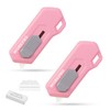 WORKPRO Ceramic Small Safety Box Cutter, Automatic Rebound Mini Letter